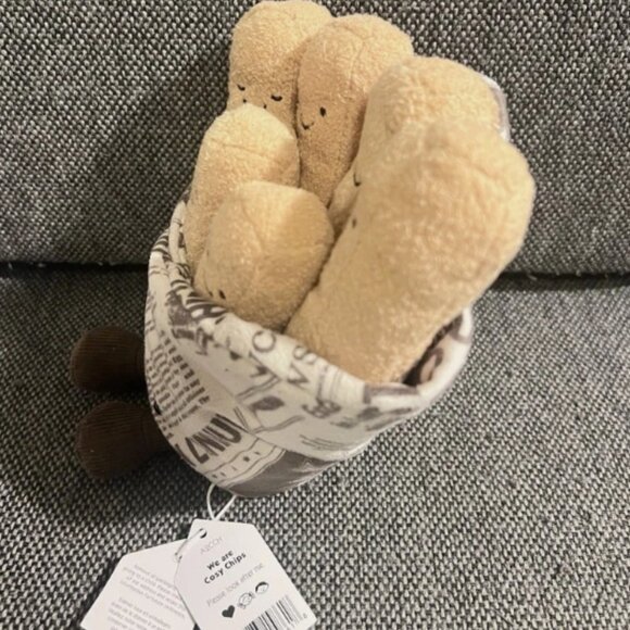 Jellycat We Are Cosy Chips Plush Rare Selfridges London Exclusive NWT & Dust Bag - Picture 5 of 7
